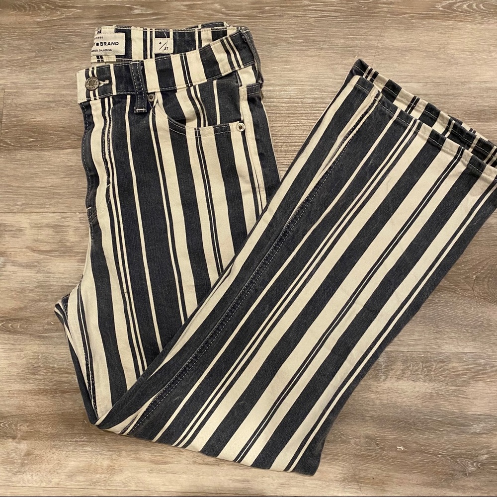 LUCKY BRAND pinstripe Bridgette Mini Boot